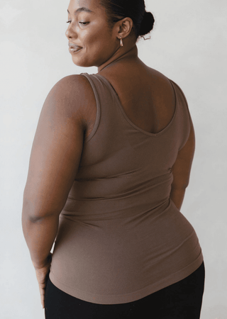 Reversible Tank - Curvy Fit: Evergreen - Just Believe Boutique