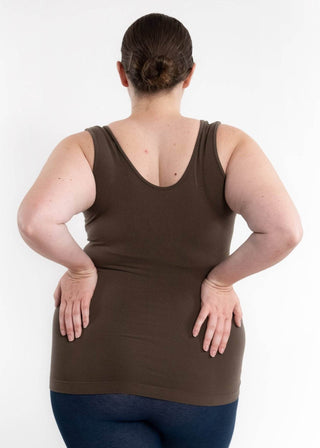 Reversible Tank - Curvy Fit: Evergreen - Just Believe Boutique