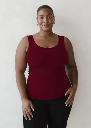 Reversible Tank - Curvy Fit: Magenta - Just Believe Boutique