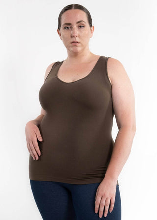 Reversible Tank - Curvy Fit: Magenta - Just Believe Boutique