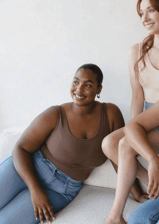 Reversible Tank - Curvy Fit: Toffee - Just Believe Boutique