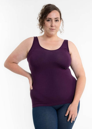 Reversible Tank : Eggplant / Long - Just Believe Boutique