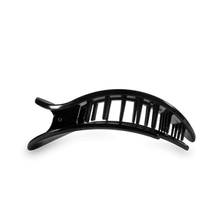 Round Flat Hair Clip | Med. | Jet Black - Just Believe Boutique