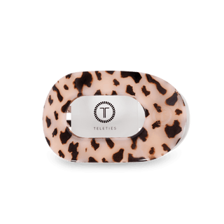 Round Flat Hair Clip | Medium | Blonde Tortoise - Just Believe Boutique