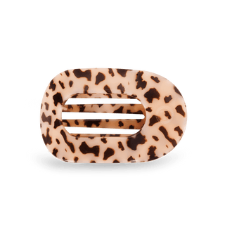 Round Flat Hair Clip | Medium | Blonde Tortoise - Just Believe Boutique