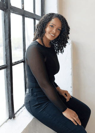 Sheer Long Sleeve Top: Curvy - Just Believe Boutique