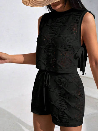 Short Set Detailed - Just Believe Boutique