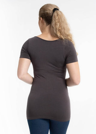 Short Sleeve Top: MAGENTA - Just Believe Boutique