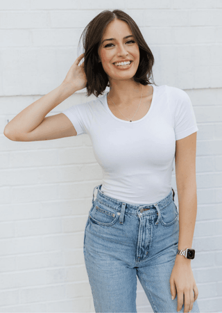 Short Sleeve Top: MAGENTA - Just Believe Boutique