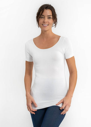 Short Sleeve Top: MAGENTA - Just Believe Boutique