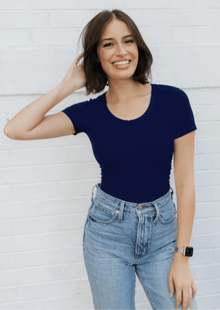 Short Sleeve Top: MAGENTA - Just Believe Boutique
