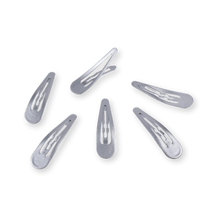 Snap Clip |Silver | 6 Count