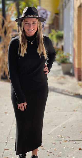 Skirt Set - Wine - Just Believe Boutique