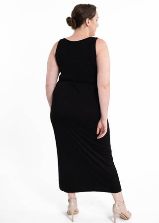 Sleeveless Maxi Dress: Berry - Just Believe Boutique