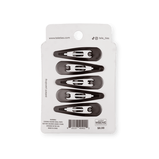 Snap Clip | Brown | 6 Count - Just Believe Boutique