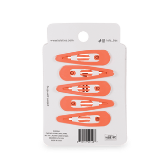 Snap Clip | Coral Craze | 6 Count - Just Believe Boutique