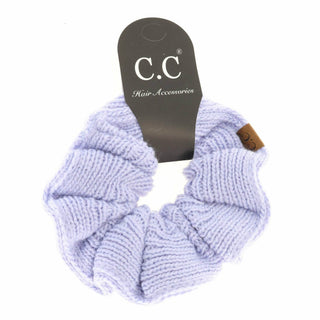 Solid Knit Ponytail C.C Scrunchie - Just Believe Boutique