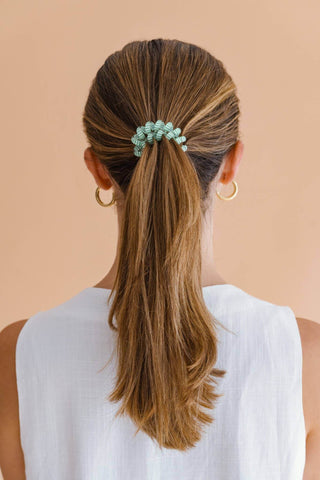 Spiral Hair Coil | Large | Totally Turquoise - Just Believe Boutique