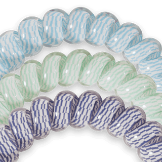 Spiral Hair Coil | Large | Totally Turquoise - Just Believe Boutique