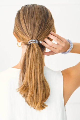 Spiral Hair Coil | Small | Totally Turquoise - Just Believe Boutique