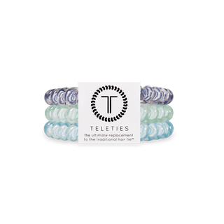 Spiral Hair Coil Hair Ties, Small – Totally Turquoise TELETIES