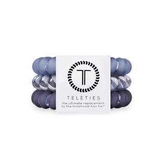 Spiral Hair Coils | Large | Midnight Rain Hair Ties - Just Believe Boutique