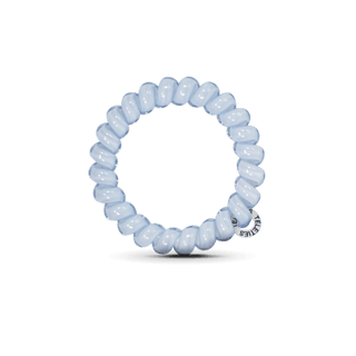Spiral Hair Coils | Large | Washed Denim Hair Ties - Just Believe Boutique
