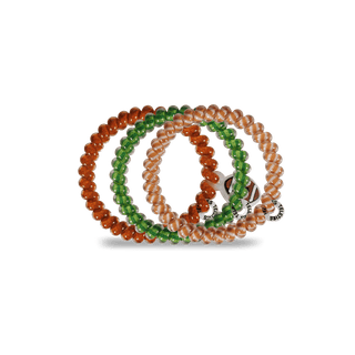 Spiral Hair Coils | Small | Football Hair Ties - Just Believe Boutique