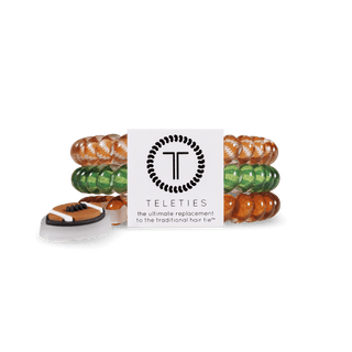 Spiral Hair Coil Hair Ties, Small – Football TELETIES