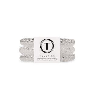 Spiral Hair Coils | Small | Silver Slay Hair Ties - Just Believe Boutique