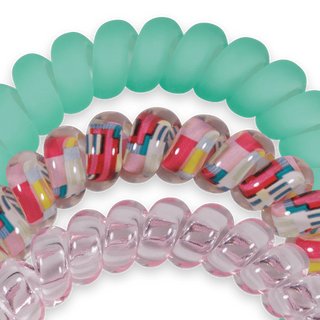 Spiral Hair Coils |Small | Spring Splash Hair Ties