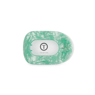 TELETIES - Flat Round Hair Clip | Small | Spring Splash