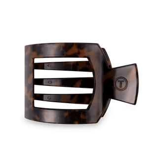 Flat Square Hair Clip, Large – Tortoise TELETIES