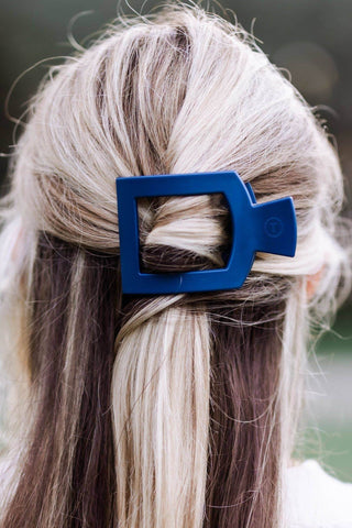 Square Flat Hair Clip | Med. | Midnight Rain - Just Believe Boutique