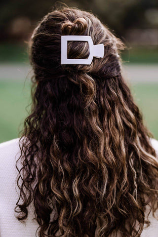 Square Flat Hair Clip | Small | Toasted - Just Believe Boutique