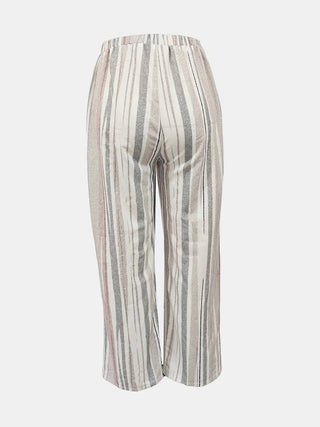 Striped Pants with Pockets - Just Believe Boutique