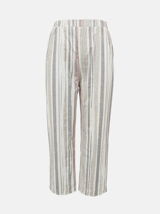 Striped Pants with Pockets - Just Believe Boutique