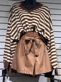 STRIPED - SWEATER - Just Believe Boutique