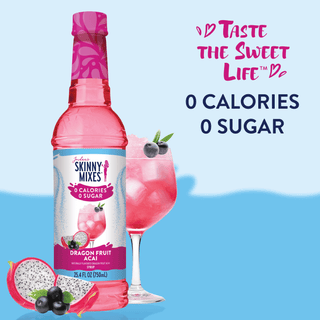 Sugar Free Dragonfruit Acai Flavor Infusion Syrup - Just Believe Boutique