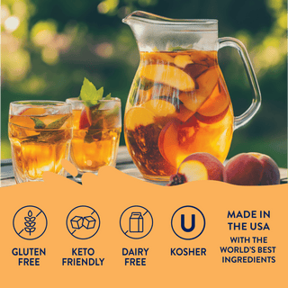 Sugar Free Peach Tea Syrup Concentrate - Just Believe Boutique
