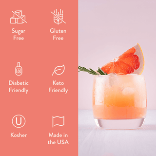 Sugar Free Ruby Red Grapefruit Syrup - Just Believe Boutique