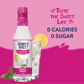 Sugar Free Simple Syrup - 375ml Bar Syrup Mixer - Just Believe Boutique