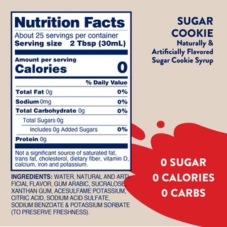 Sugar Free Sugar Cookie Syrup - Just Believe Boutique