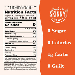 Sugar Free Sweet Tea Syrup Concentrate - Just Believe Boutique