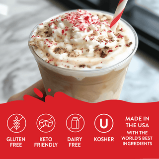 Sugar Free White Chocolate Peppermint Syrup - Just Believe Boutique