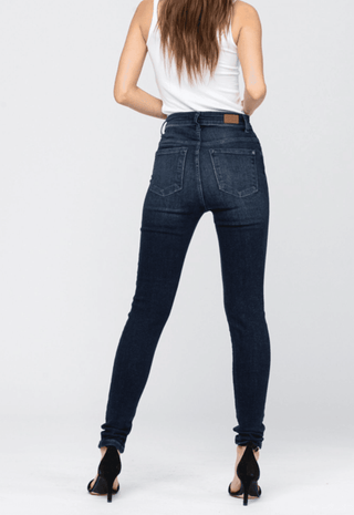 Super Skinny Dark Judy Blues - Just Believe Boutique