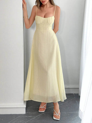 Sweetheart Neck Cami Dress - Just Believe Boutique