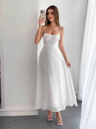 Sweetheart Neck Cami Dress - Just Believe Boutique