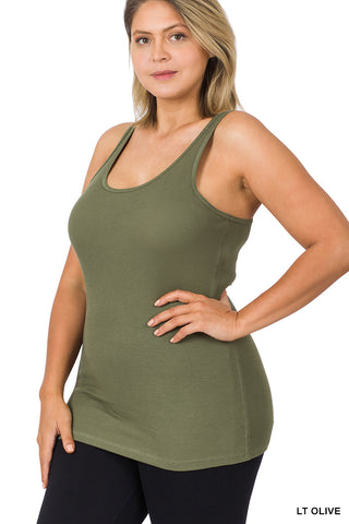 Racer Back Ribbed Tank Top