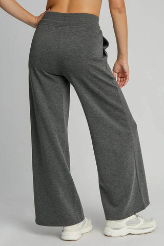 Umgee Full Size Drawstring Wide Leg Pants with Pockets - Just Believe Boutique